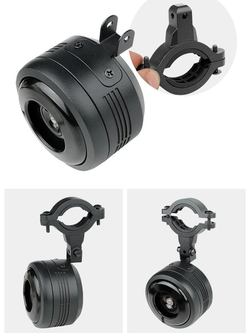 125db USB Charge Bicycle Electric Bell Cycle Motorcycle Scooter Trumpet Horn Optional Anti-theft alarm Siren & Remote Control