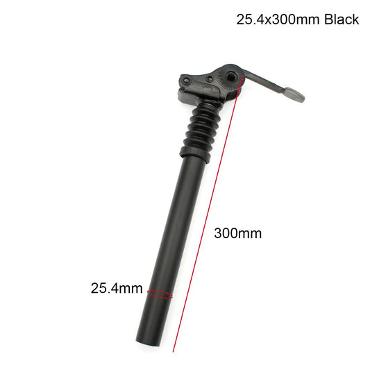 27.2 28.6 31.8 34mm Suspension Damping Seat Tube E-bike Seatpost 300 350 500 550 600mm Folding Bike Aluminum Alloy Saddle Pole