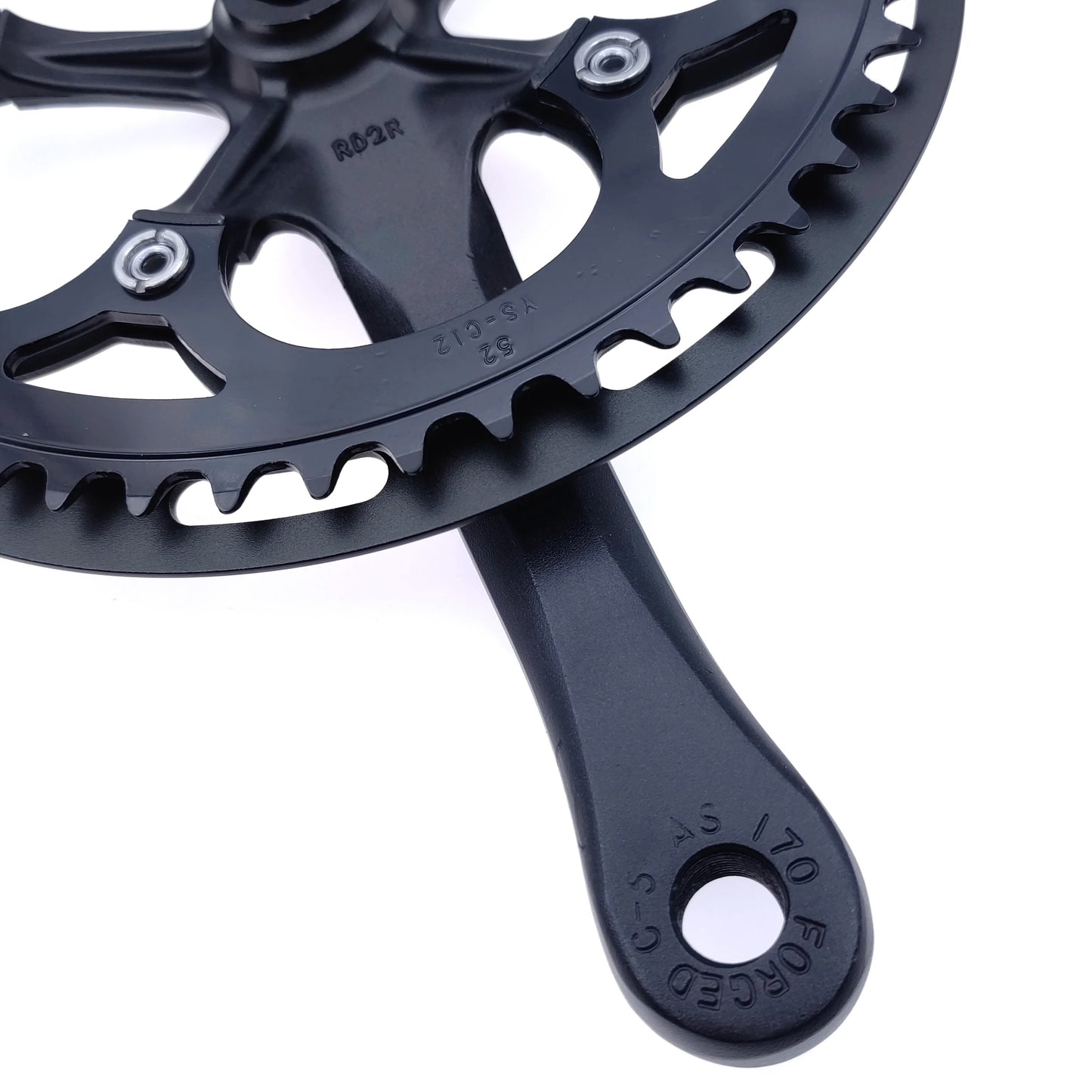52T Single Speed 170mm Road Bike Folding Bicycle Crankset Aluminum alloy Bike Crank Set Chainwheel Sprocket Gearwheel
