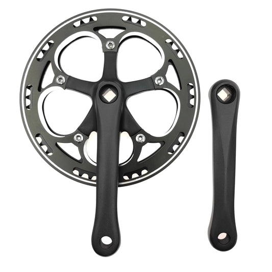 52T Single Speed 170mm Road Bike Folding Bicycle Crankset Aluminum alloy Bike Crank Set Chainwheel Sprocket Gearwheel