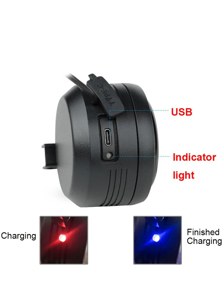 125db USB Charge Bicycle Electric Bell Cycle Motorcycle Scooter Trumpet Horn Optional Anti-theft alarm Siren & Remote Control