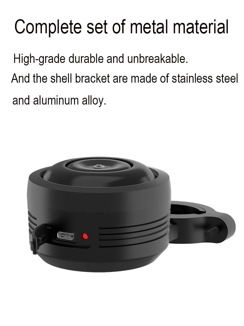 125db USB Charge Bicycle Electric Bell Cycle Motorcycle Scooter Trumpet Horn Optional Anti-theft alarm Siren & Remote Control
