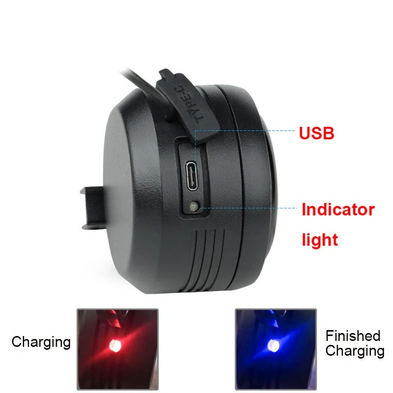 125db USB Charge Bicycle Electric Bell Cycle Motorcycle Scooter Trumpet Horn Optional Anti-theft alarm Siren & Remote Control