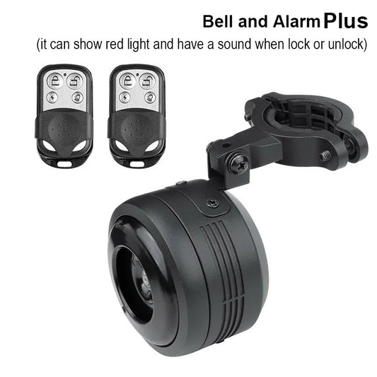 125db USB Charge Bicycle Electric Bell Cycle Motorcycle Scooter Trumpet Horn Optional Anti-theft alarm Siren & Remote Control