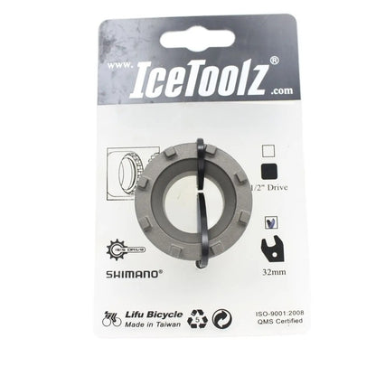 IceToolz Bike repair tools Eight-jaw bottom axis tool 4.5 *4.5 *2.3cm Bottom cover for 8 recesses Bicycle part accessories 11D3