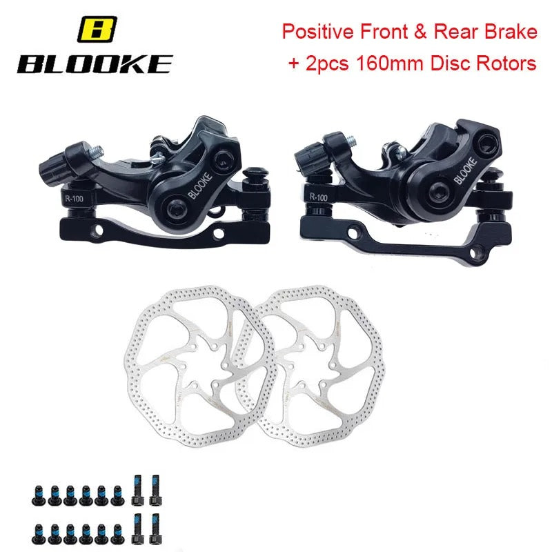 BLOOKE Scooter Disc Brake Kugoo M4 M5 G2 PRO 140mm 160mm Right Side Mechanical Caliper Electric E-scooter For NUTT Langfeite L8