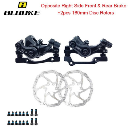 BLOOKE Scooter Disc Brake Kugoo M4 M5 G2 PRO 140mm 160mm Right Side Mechanical Caliper Electric E-scooter For NUTT Langfeite L8