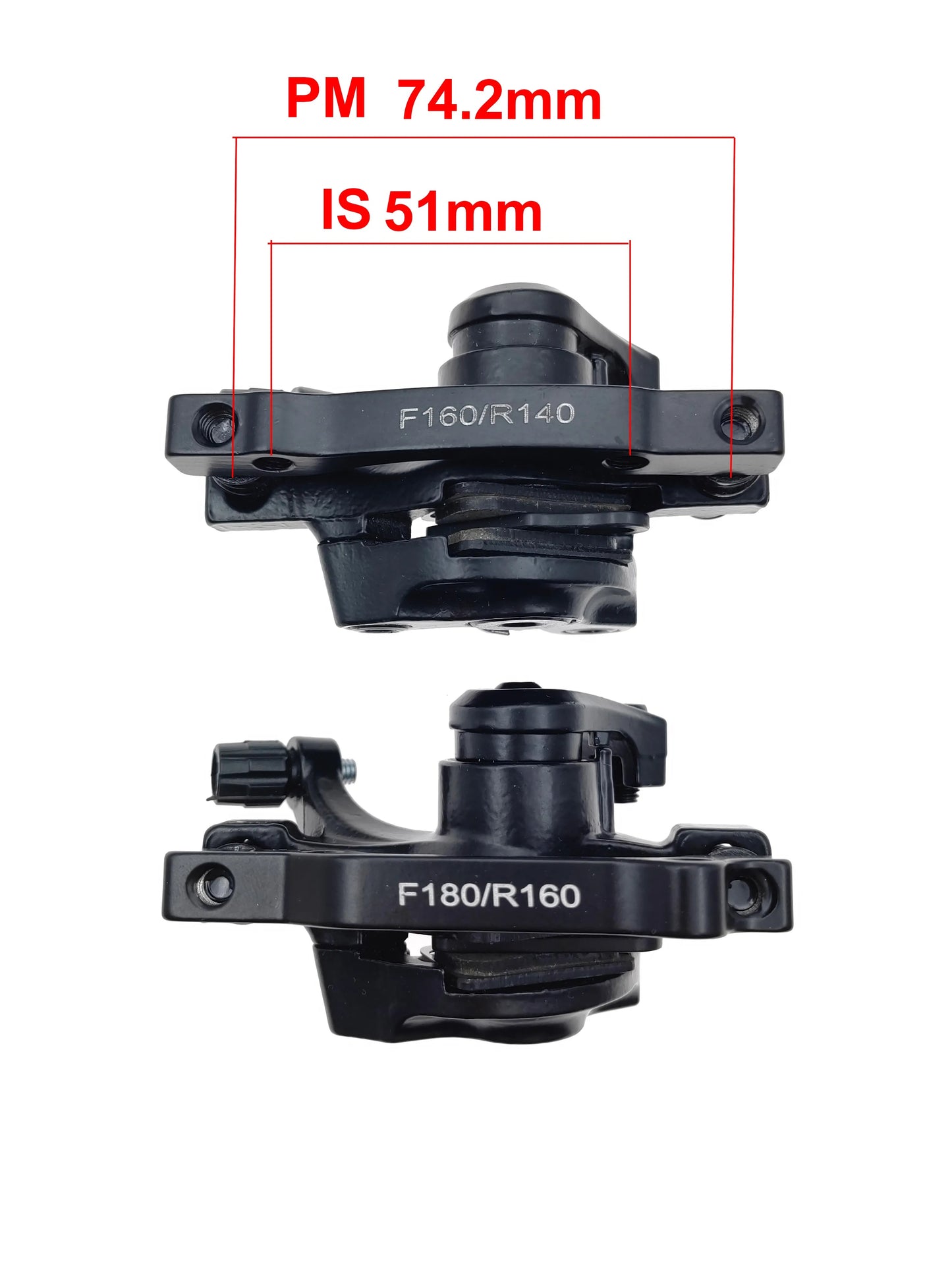 BLOOKE Scooter Disc Brake Kugoo M4 M5 G2 PRO 140mm 160mm Right Side Mechanical Caliper Electric E-scooter For NUTT Langfeite L8