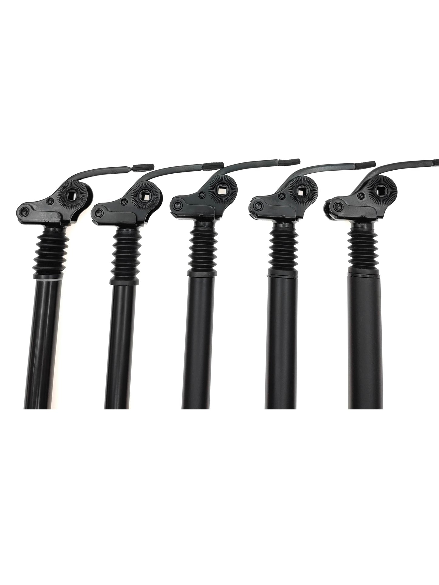 27.2 28.6 31.8 34mm Suspension Damping Seat Tube E-bike Seatpost 300 350 500 550 600mm Folding Bike Aluminum Alloy Saddle Pole