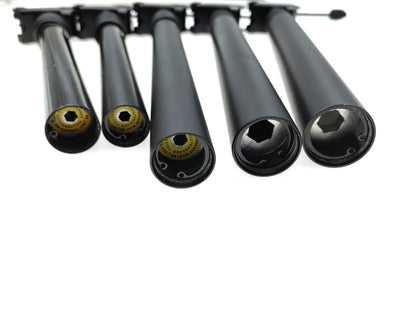 27.2 28.6 31.8 34mm Suspension Damping Seat Tube E-bike Seatpost 300 350 500 550 600mm Folding Bike Aluminum Alloy Saddle Pole