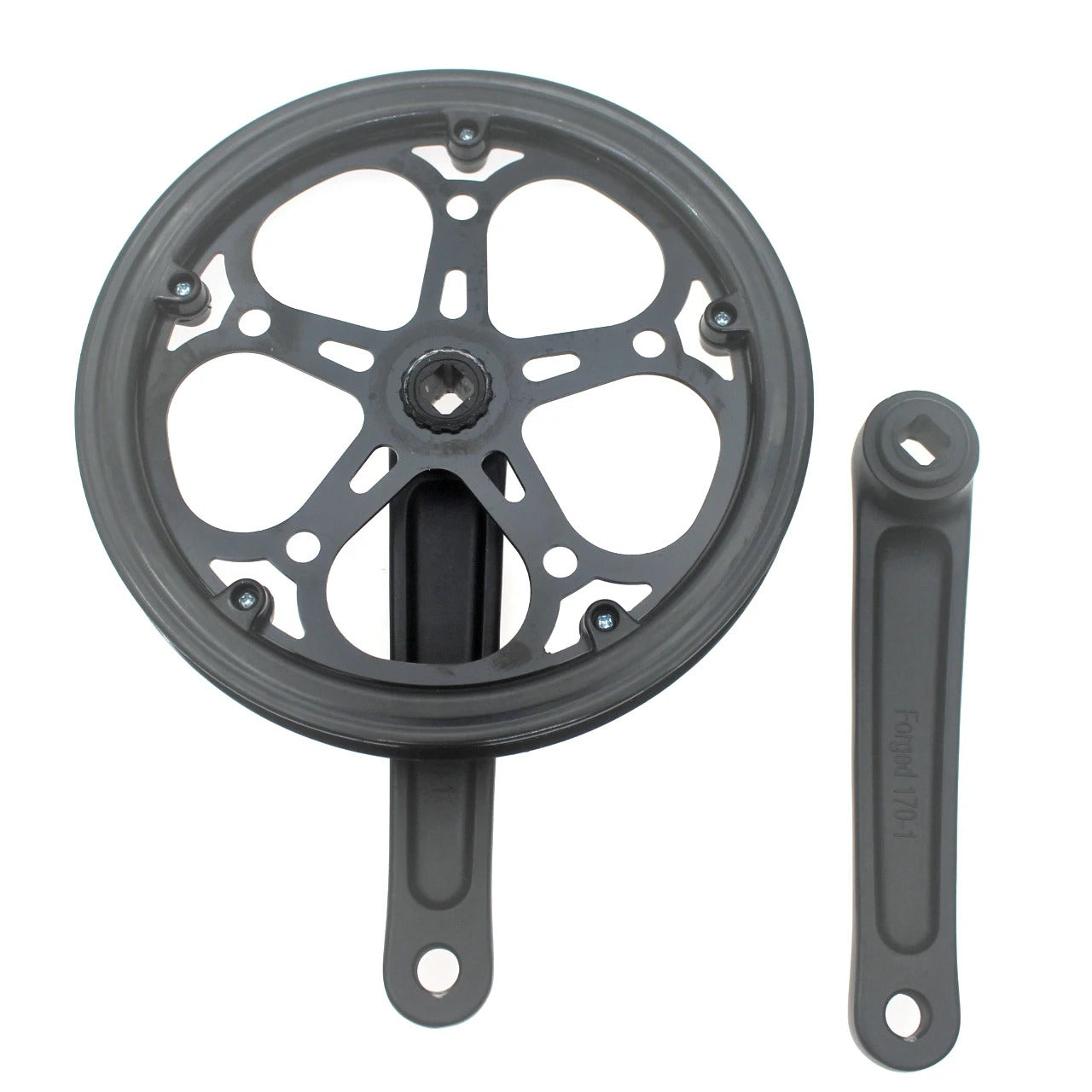 42T 48T 52T Road Bike Crankset 170mm 152MM Foling Bike Crank Set Hollow Tooth Plate Bike Sprocket Bike Accessories Bike Parts