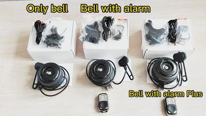 125db USB Charge Bicycle Electric Bell Cycle Motorcycle Scooter Trumpet Horn Optional Anti-theft alarm Siren & Remote Control